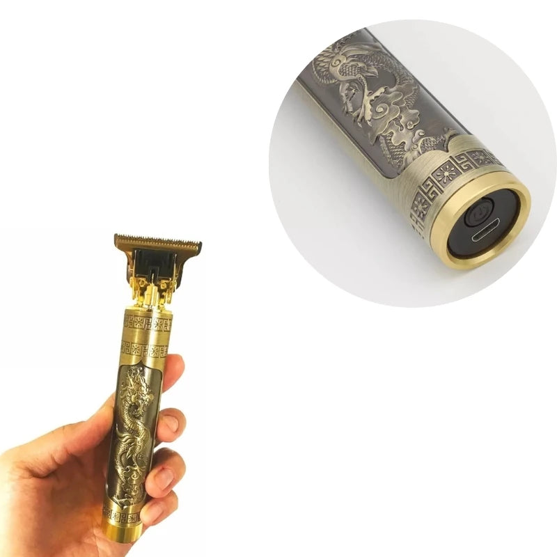 Barbeador Profissional Eletrico BarberDragon GOLD