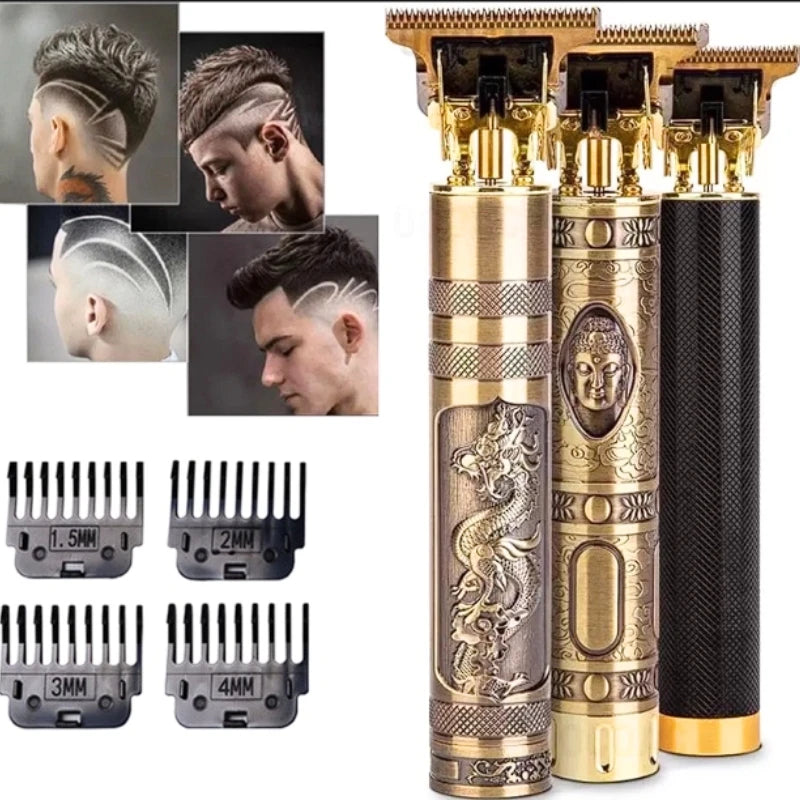Barbeador Profissional Eletrico BarberDragon GOLD